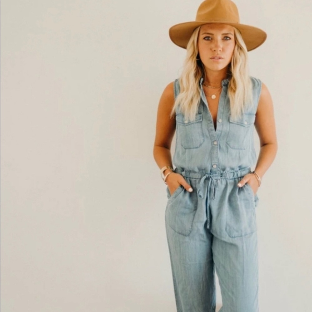 CJLA Denim Jumpsuit
